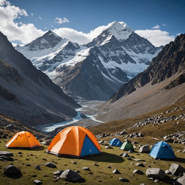 Comment organiser un camping pour une expédition de randonnée dans les montagnes de l'Himalaya?